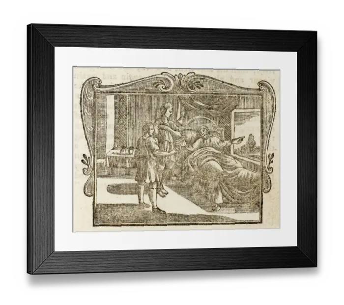 Framed Print : THE FARMER AND HIS SONS Framed Print : THE FARMER AND HIS SONS