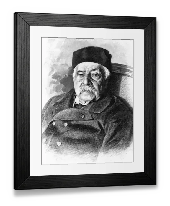Framed Print : FERDINAND DE LESSEPS OLD Framed Print : FERDINAND DE LESSEPS OLD