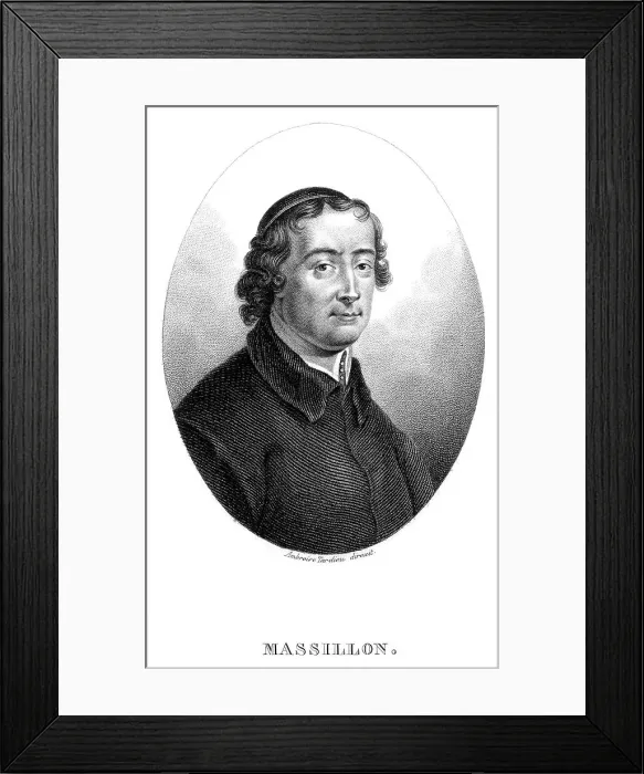 Framed Print : JEAN-BAPTISTE MASSILLON Framed Print : JEAN-BAPTISTE MASSILLON