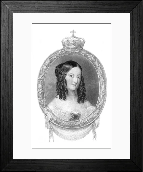 Framed Print : DUCHESSE DE NEMOURS