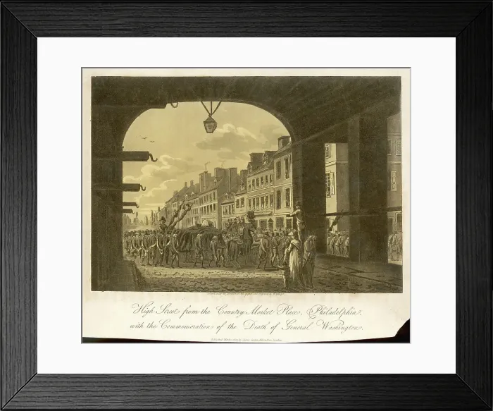 Framed Print : PHILADELPHIA STREET Framed Print : PHILADELPHIA STREET
