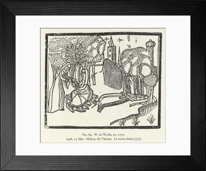 Framed Print : Le Morte D'Arthur Framed Print : Le Morte D'Arthur