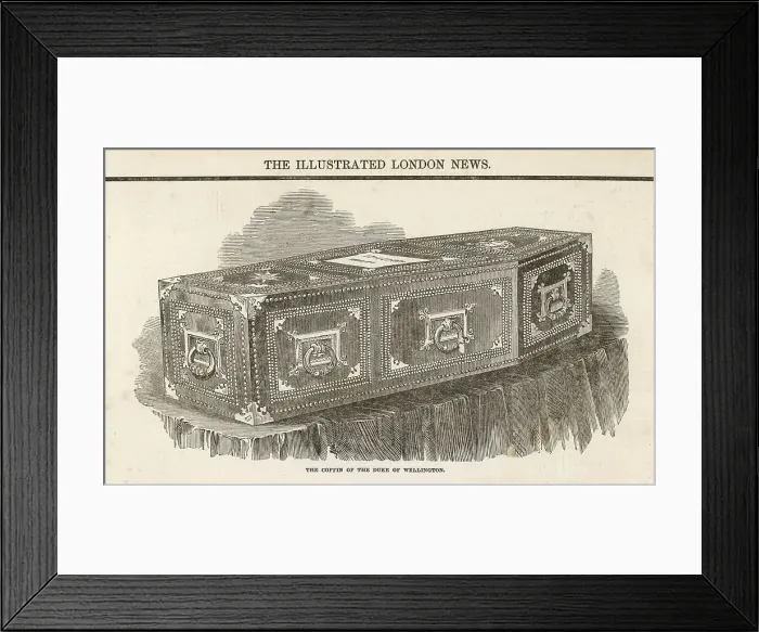 Framed Print : WELLINGTON COFFIN Framed Print : WELLINGTON COFFIN