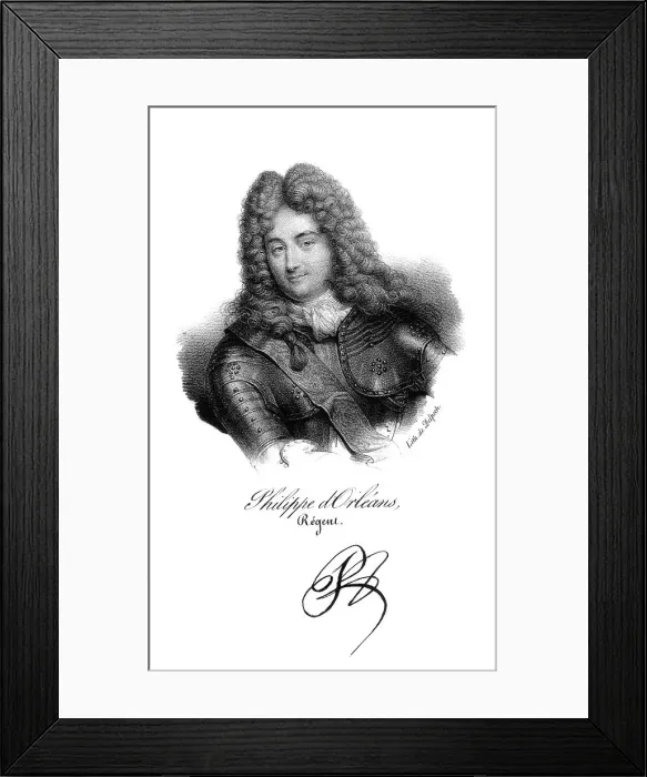 Framed Print : PHILIPPE II D'ORLEANS Framed Print : PHILIPPE II D'ORLEANS
