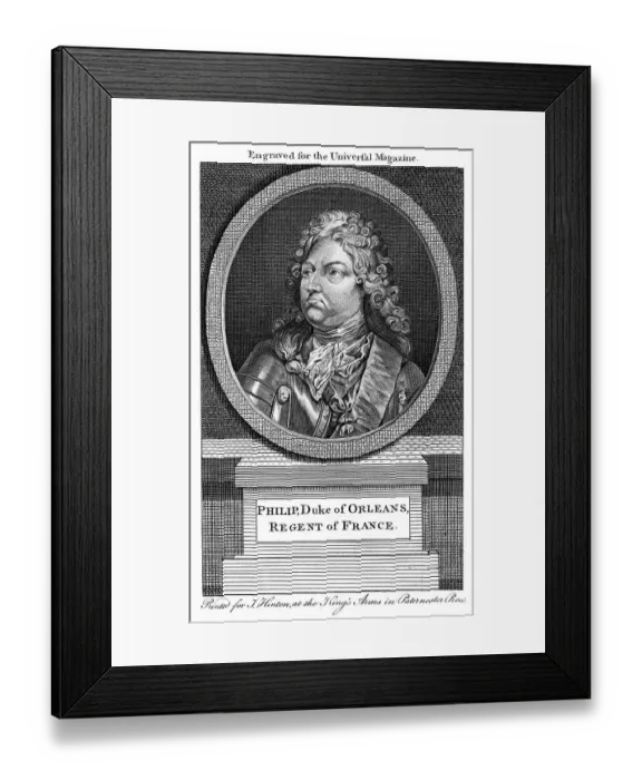 Framed Print : PHILIPPE II D'ORLEANS Framed Print : PHILIPPE II D'ORLEANS
