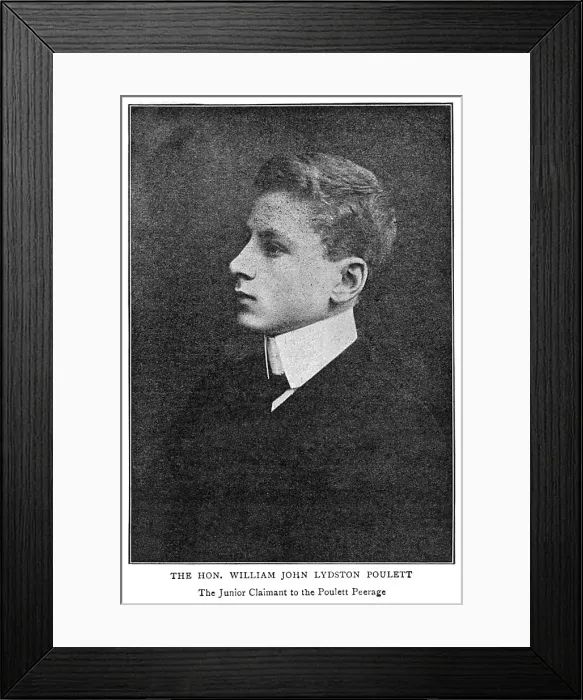 Framed Print : POULETT JUNIOR CLAIMANT Framed Print : POULETT JUNIOR CLAIMANT