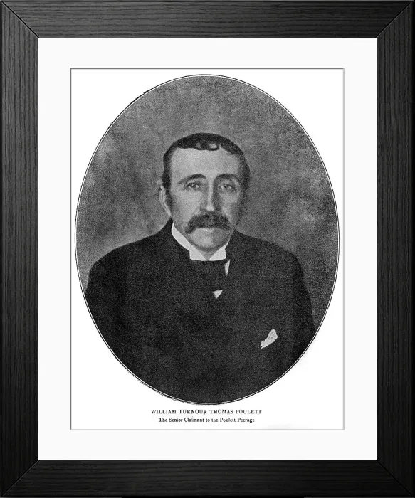 Framed Print : POULETT SENIOR CLAIMANT Framed Print : POULETT SENIOR CLAIMANT