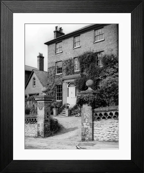 Framed Print : LEWIS CARROLL'S HOUSE
