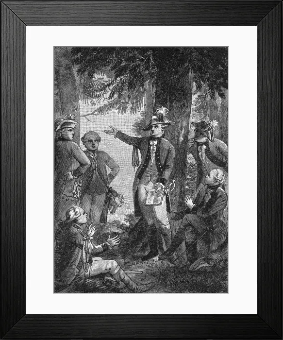 Framed Print : SCHILLER RECITING Framed Print : SCHILLER RECITING