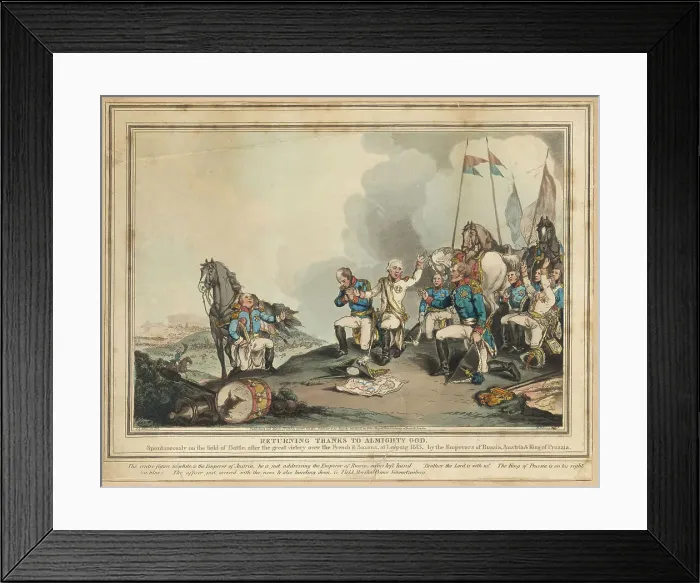 Framed Print : AFTER BATTLE OF LEIPZIG Framed Print : AFTER BATTLE OF LEIPZIG
