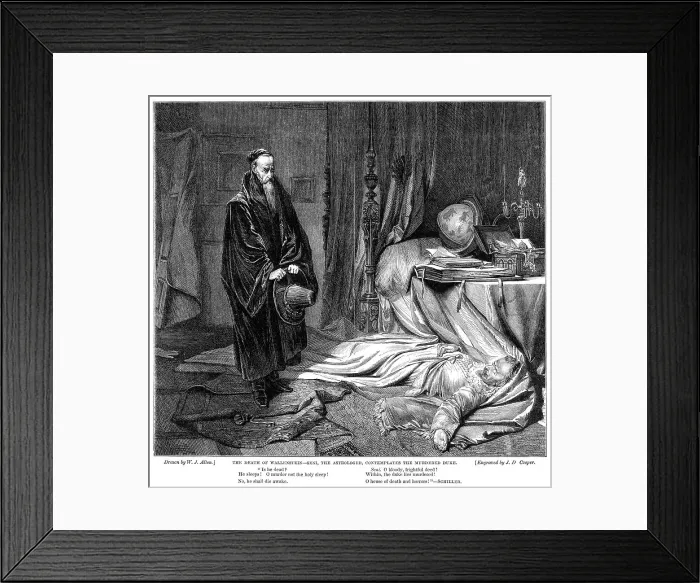 Framed Print : WALLENSTEIN DEAD Framed Print : WALLENSTEIN DEAD