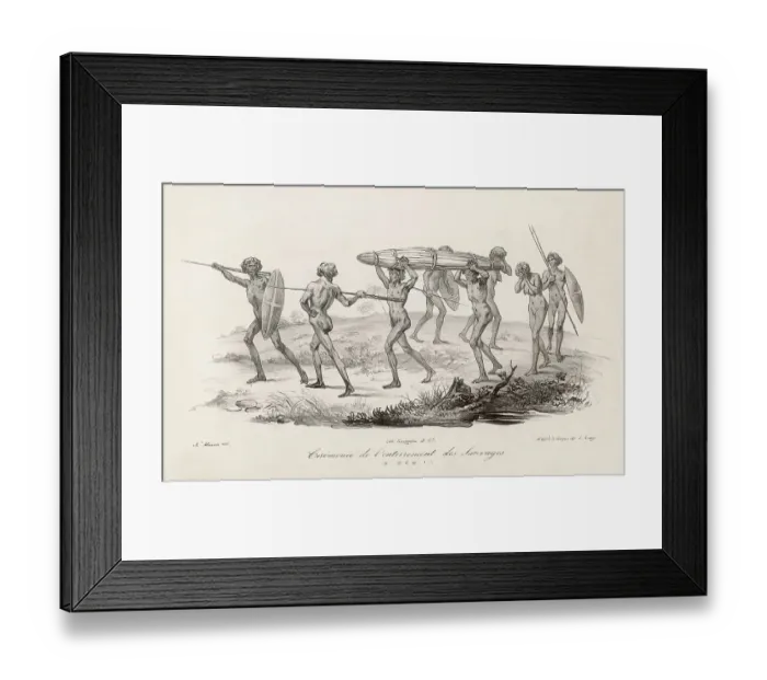 Framed Print : AUSTRALIAN BURIAL Framed Print : AUSTRALIAN BURIAL