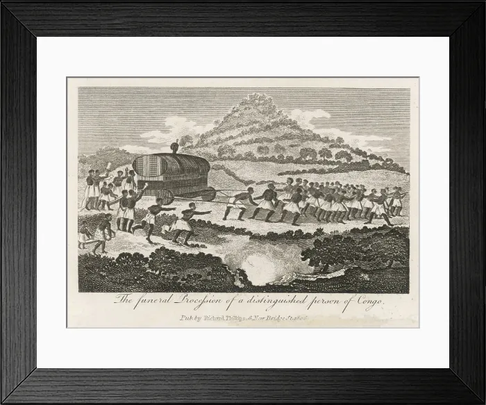 Framed Print : CONGO FUNERAL Framed Print : CONGO FUNERAL