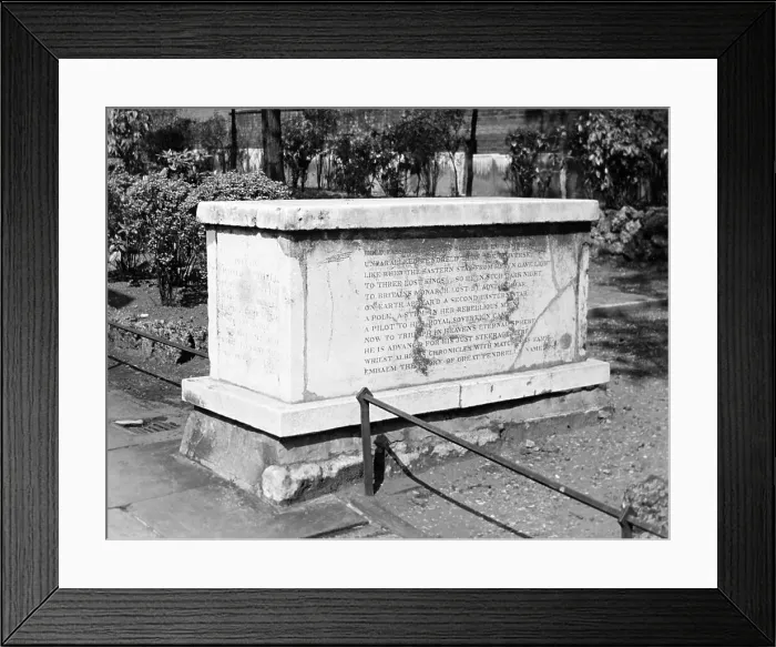 Framed Print : TOMB OF RICHARD PENDRILL Framed Print : TOMB OF RICHARD PENDRILL