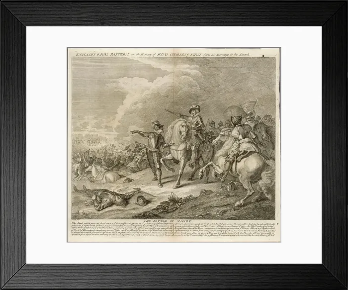 Framed Print : KING CHARLES AT NASEBY Framed Print : KING CHARLES AT NASEBY