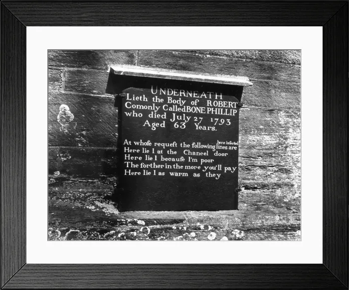 Framed Print : A POOR MAN'S EPITAPH