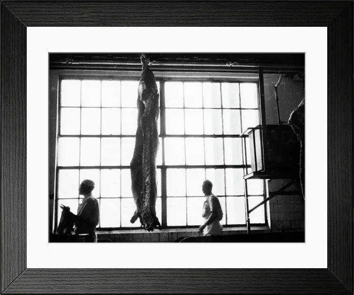 Framed Print : ABBETOIR CARCASS Framed Print : ABBETOIR CARCASS