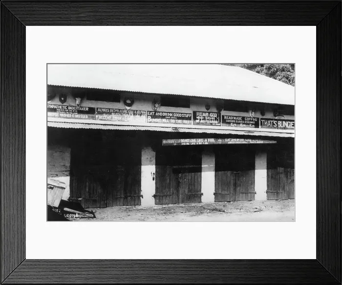 Framed Print : SIERRA LEONE UNDERTAKERS Framed Print : SIERRA LEONE UNDERTAKERS