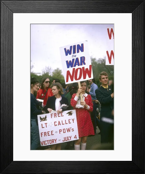 Framed Print : ANTI=VIETNAM DEMO Framed Print : ANTI=VIETNAM DEMO