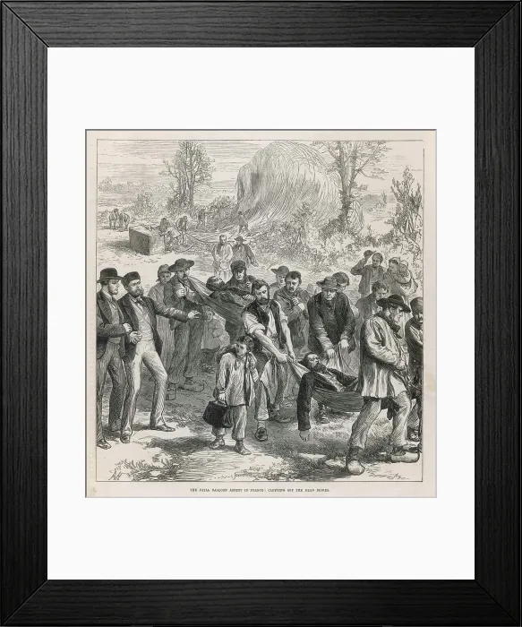 Framed Print : ZENITH BALLOON ACCIDENT Framed Print : ZENITH BALLOON ACCIDENT