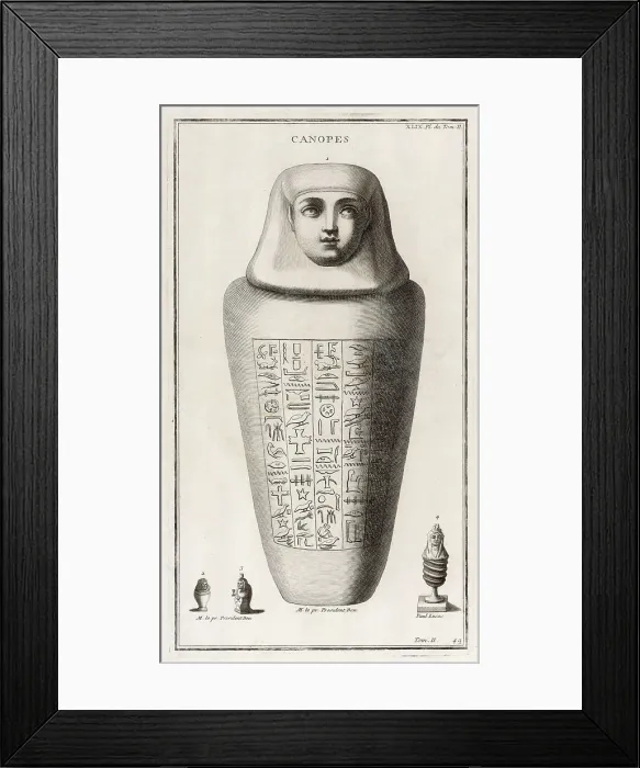 Framed Print : CANOPIC JAR Framed Print : CANOPIC JAR