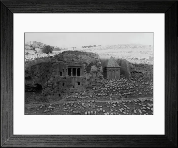 Framed Print : JERUSALEM TOMBS Framed Print : JERUSALEM TOMBS