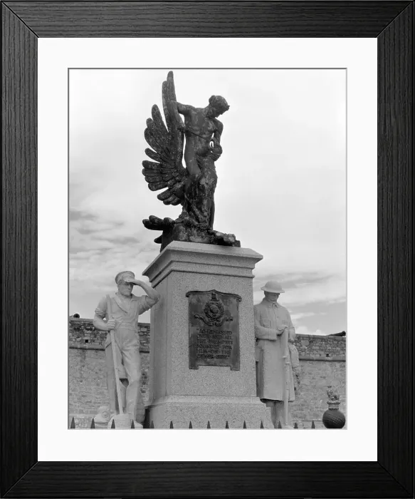 Framed Print : ROYAL MARINE MEMORIAL