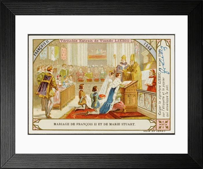 Framed Print : FRANCOIS II WEDS MARY Framed Print : FRANCOIS II WEDS MARY