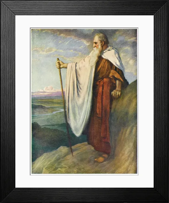 Framed Print : MOSES SEES AND DIES Framed Print : MOSES SEES AND DIES