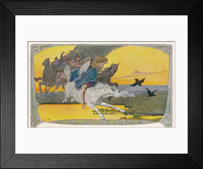 Framed Print : THE WILD HUNT Framed Print : THE WILD HUNT