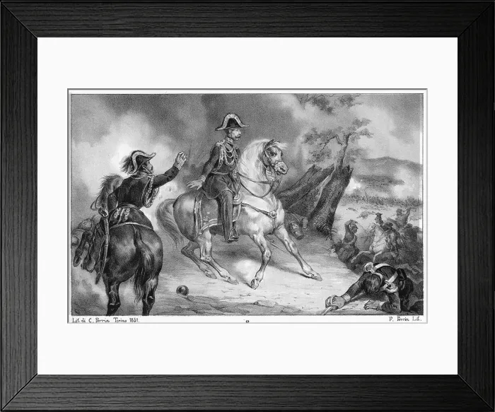 Framed Print : CARLO ALBERTO AT NOVARA Framed Print : CARLO ALBERTO AT NOVARA