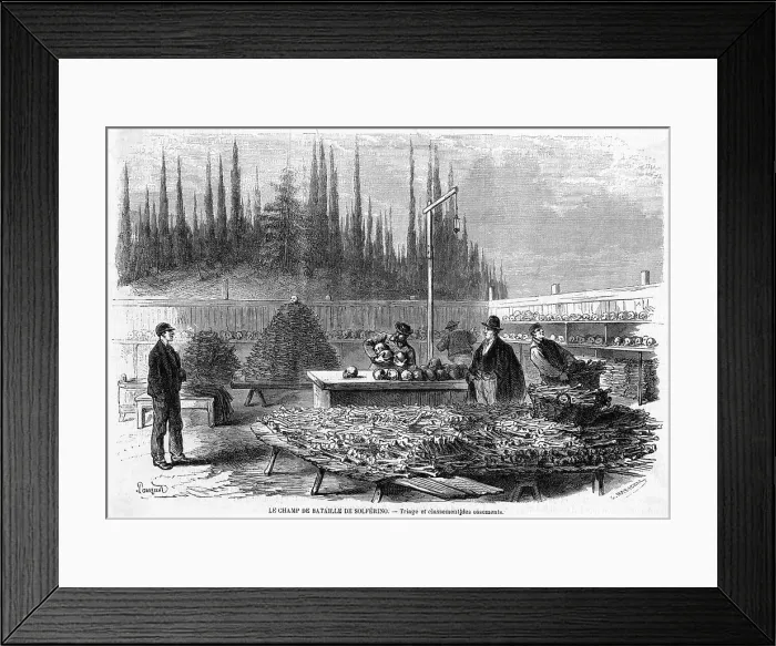 Framed Print : BATTLE OF SOLFERINO 13 Framed Print : BATTLE OF SOLFERINO 13