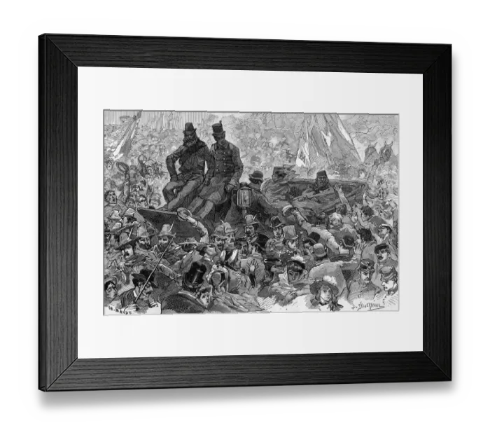 Framed Print : GARIBALDI IN MILANO Framed Print : GARIBALDI IN MILANO