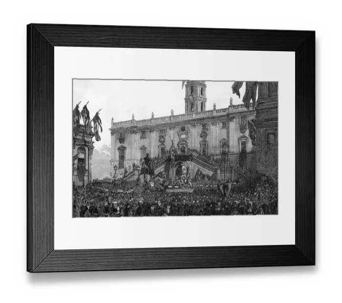 Framed Print : GARIBALDI DIES Framed Print : GARIBALDI DIES