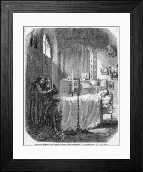 Framed Print : TSAR NICOLAS I DIES Framed Print : TSAR NICOLAS I DIES