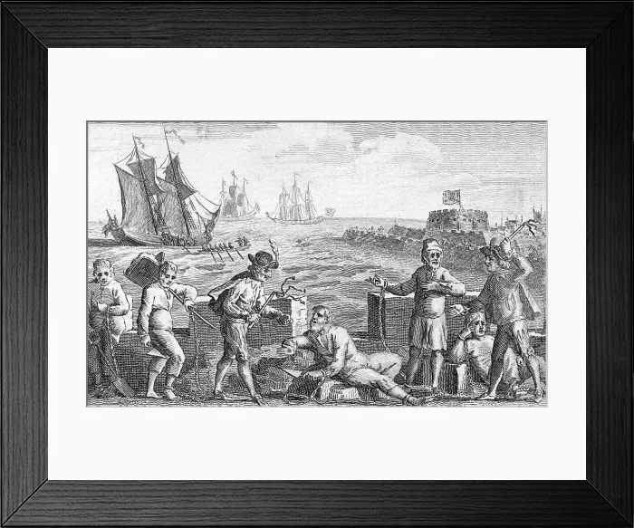 Framed Print : BRITISH PRISONERS Framed Print : BRITISH PRISONERS