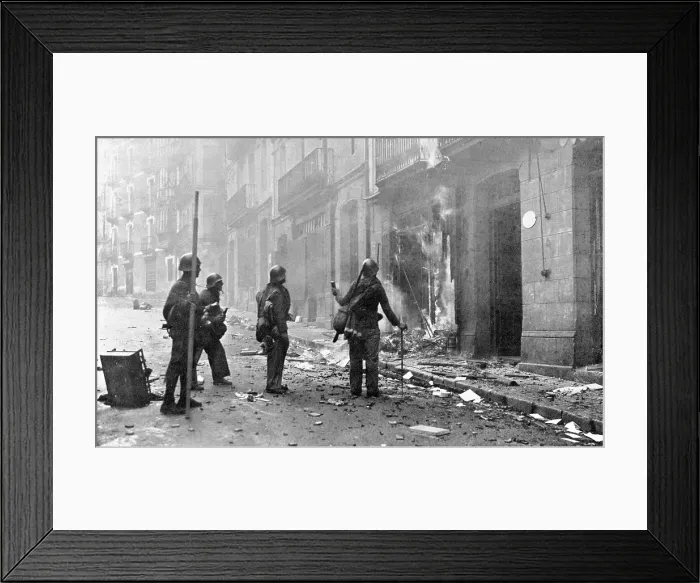 Framed Print : NATIONALISTS AT IRUN Framed Print : NATIONALISTS AT IRUN