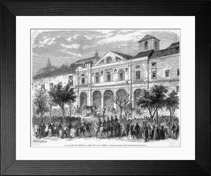 Framed Print : LUIS AT THE CORTES Framed Print : LUIS AT THE CORTES