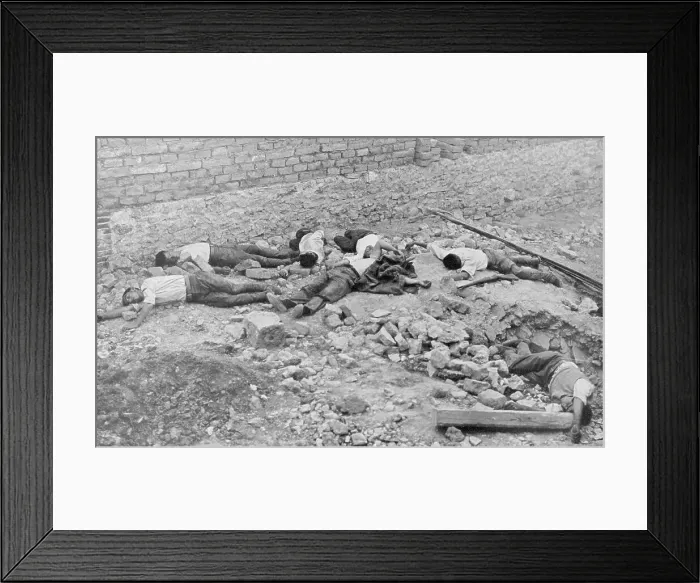 Framed Print : CASUALTIES AT IRUN Framed Print : CASUALTIES AT IRUN