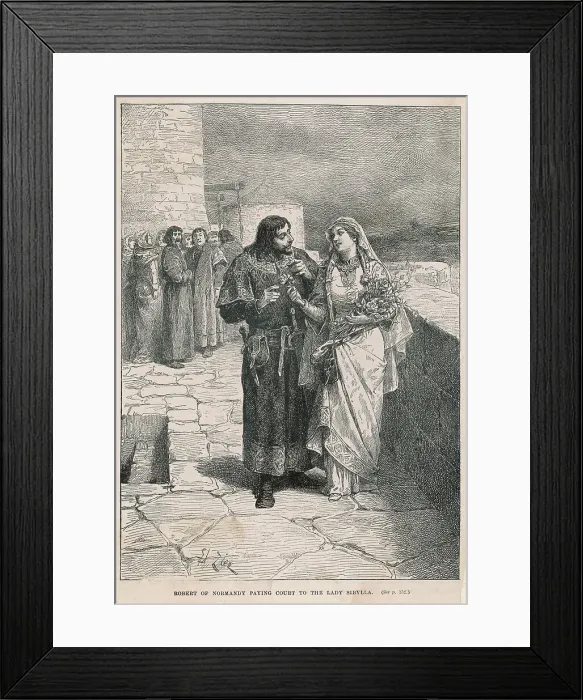 Framed Print : ROBERT II DE NORMANDIE Framed Print : ROBERT II DE NORMANDIE