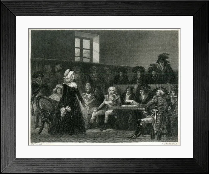 Framed Print : MARIE ANTOINETTE TRIAL Framed Print : MARIE ANTOINETTE TRIAL