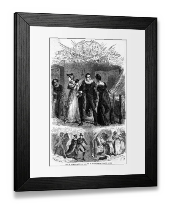 Framed Print : Lafayette Escape Events France 1815 Condemned Framed Print : Lafayette Escape Events France 1815 Condemned