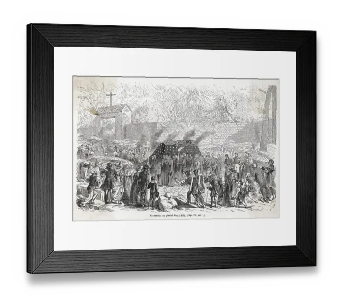 Framed Print : FUNERAL OF GENERAL FOY Framed Print : FUNERAL OF GENERAL FOY
