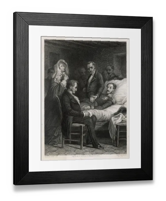 Framed Print : DUC D'ORLEANS DIES - 4 Framed Print : DUC D'ORLEANS DIES - 4