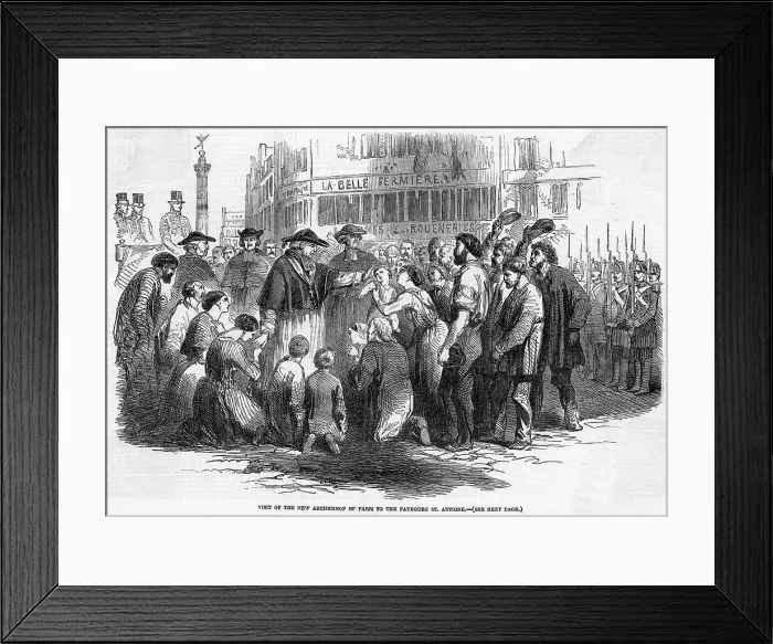 Framed Print : NEW ARCHBISHOP OF PARIS Framed Print : NEW ARCHBISHOP OF PARIS
