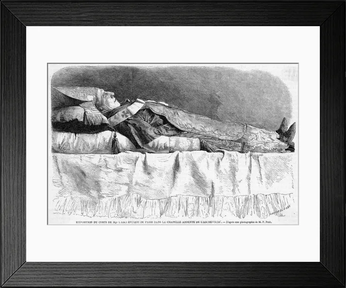 Framed Print : ARCHBISHOP IN STATE