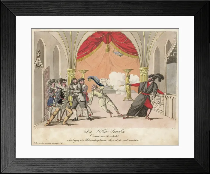 Framed Print : GERMAN MELODRAMA 2 Framed Print : GERMAN MELODRAMA 2