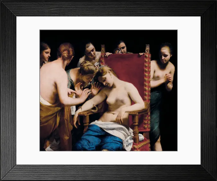 Framed Print : Cagnacci Guido 1601 1681 Aisa Import Death Cleopatra Framed Print : Cagnacci Guido 1601 1681 Aisa Import Death Cleopatra