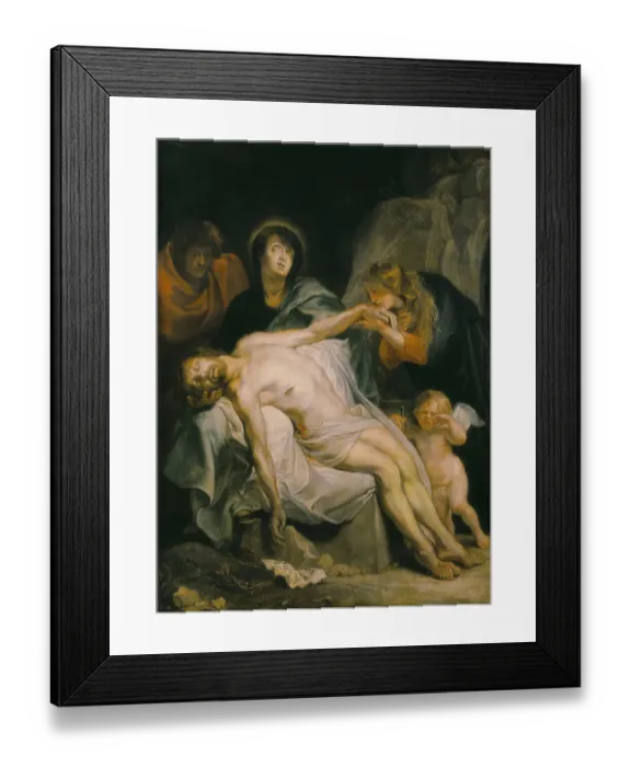 Framed Print : Van Dyck Sir Anthony Deposition Christ Flemish Framed Print : Van Dyck Sir Anthony Deposition Christ Flemish