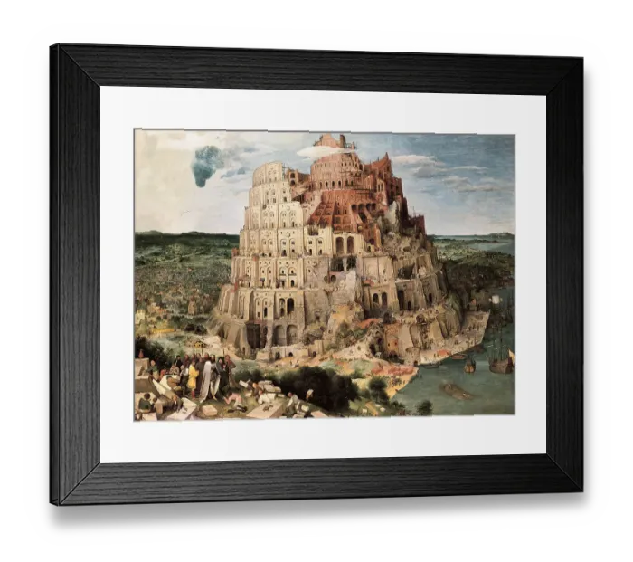 Framed Print : Tower Babel 1563 Brueghel Pieter Elder Bruegel Framed Print : Tower Babel 1563 Brueghel Pieter Elder Bruegel